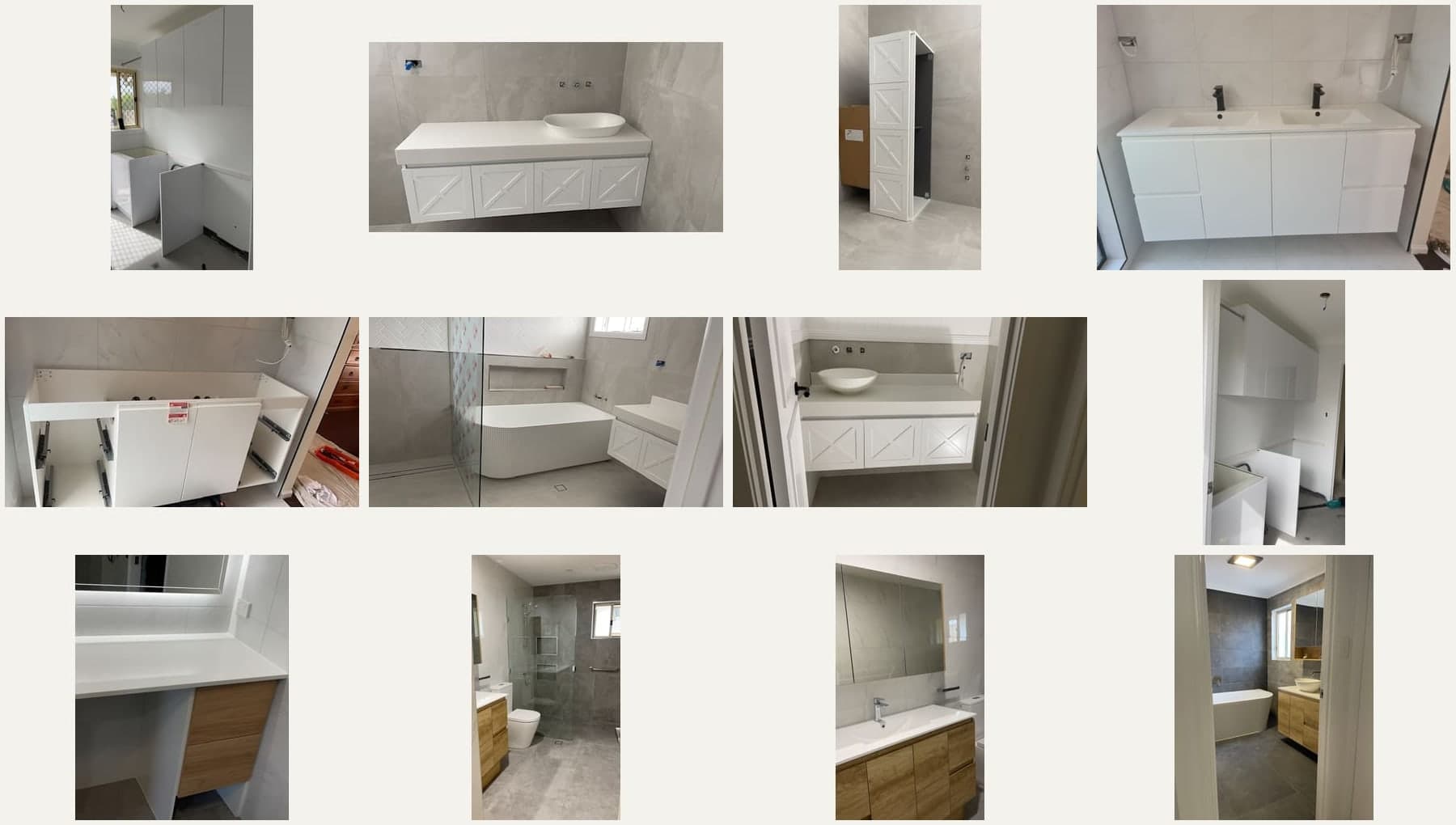 Bathroom fit-offs work