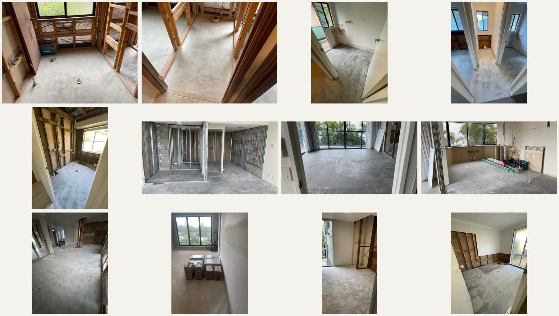 Non-structural demolition work