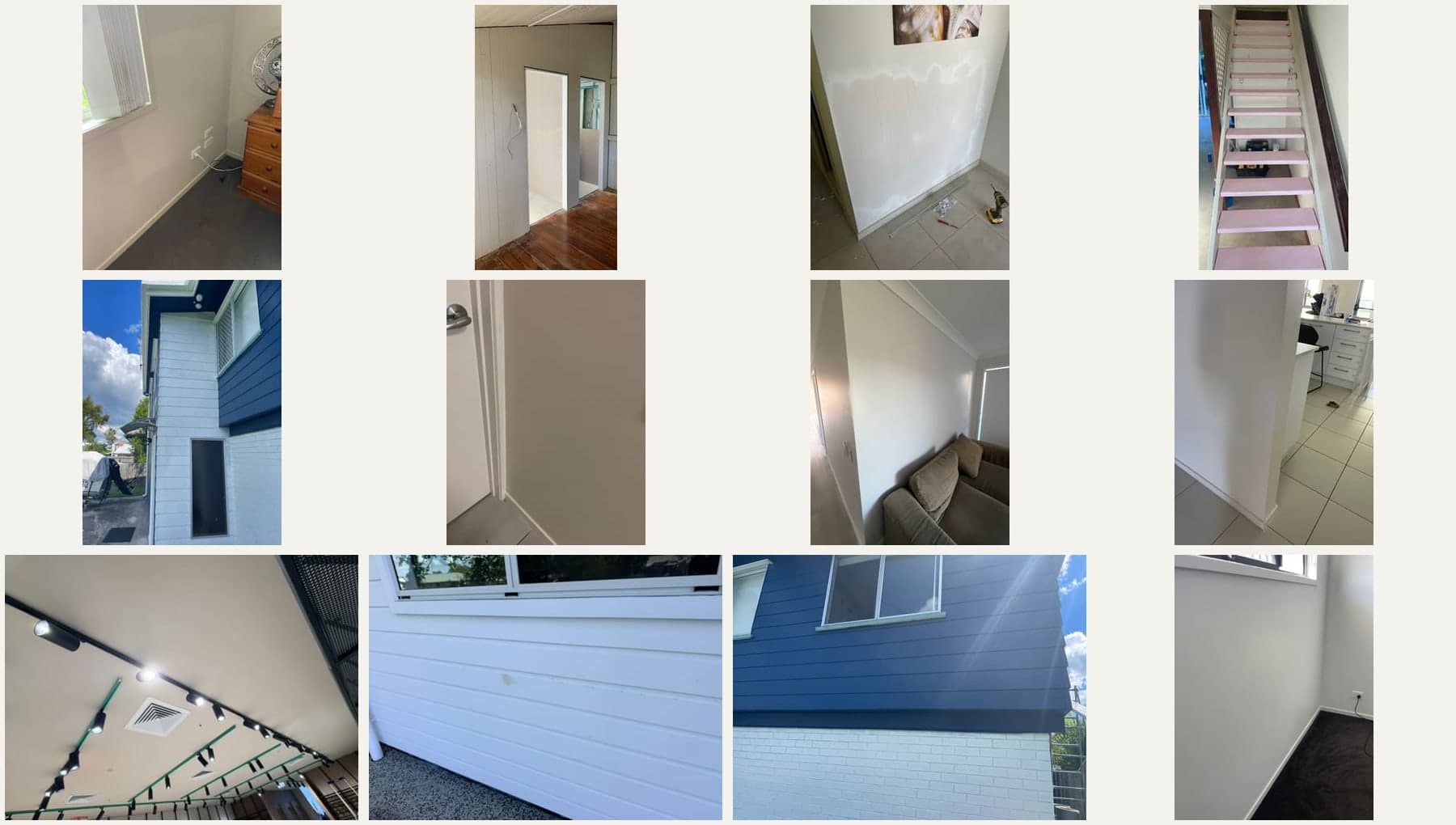 Plaster repairs & paint work work