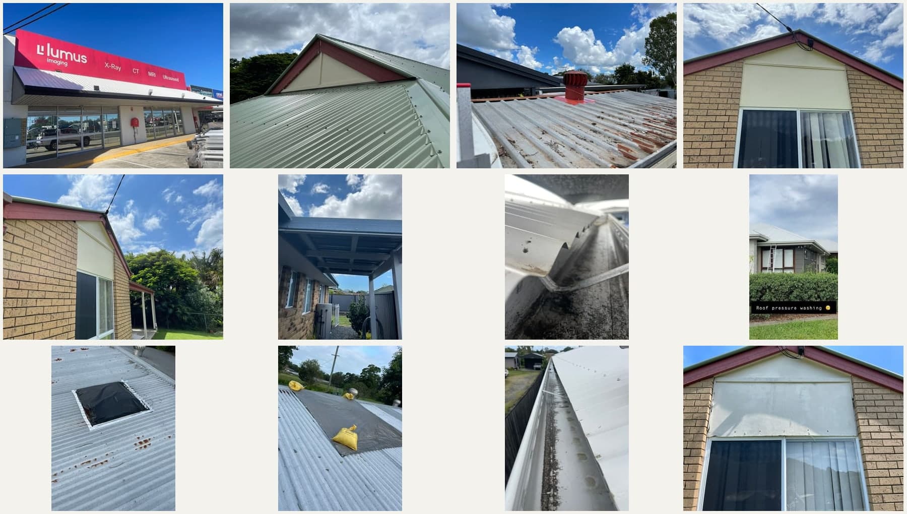 Roof works work
