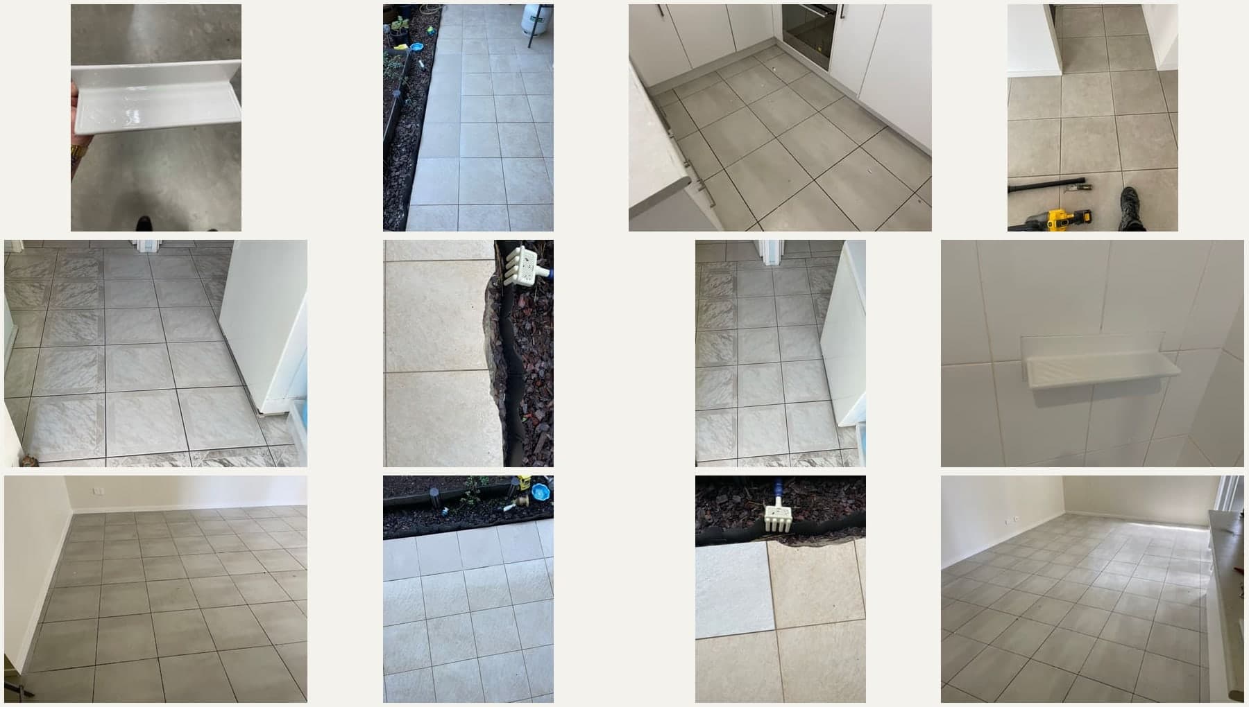 Tile repairs work